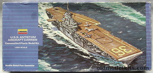 Lindberg 1/900 USS Antietam CV36  Aircraft Carrier, 1721 plastic model kit